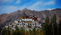 thiksay monastery, thiksey monastery, buddhist monastery, ladakh monastery, leh monastery